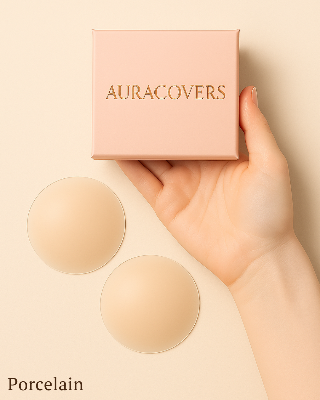 AuraCovers HaloGrips™ – Seamless Silicone Nipple Covers | 30× Reusable