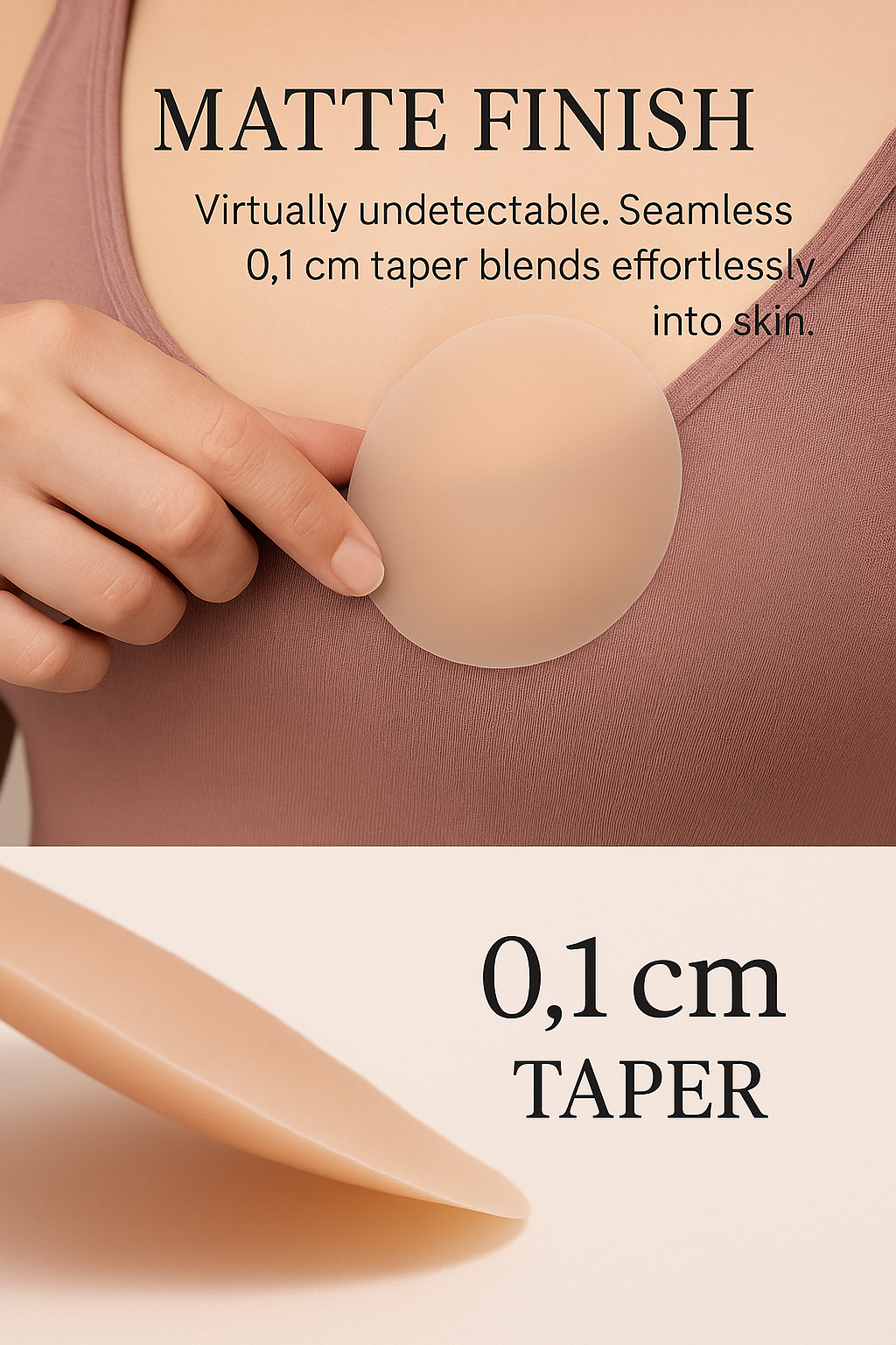 AuraCovers HaloGrips™ – Seamless Silicone Nipple Covers | 30× Reusable