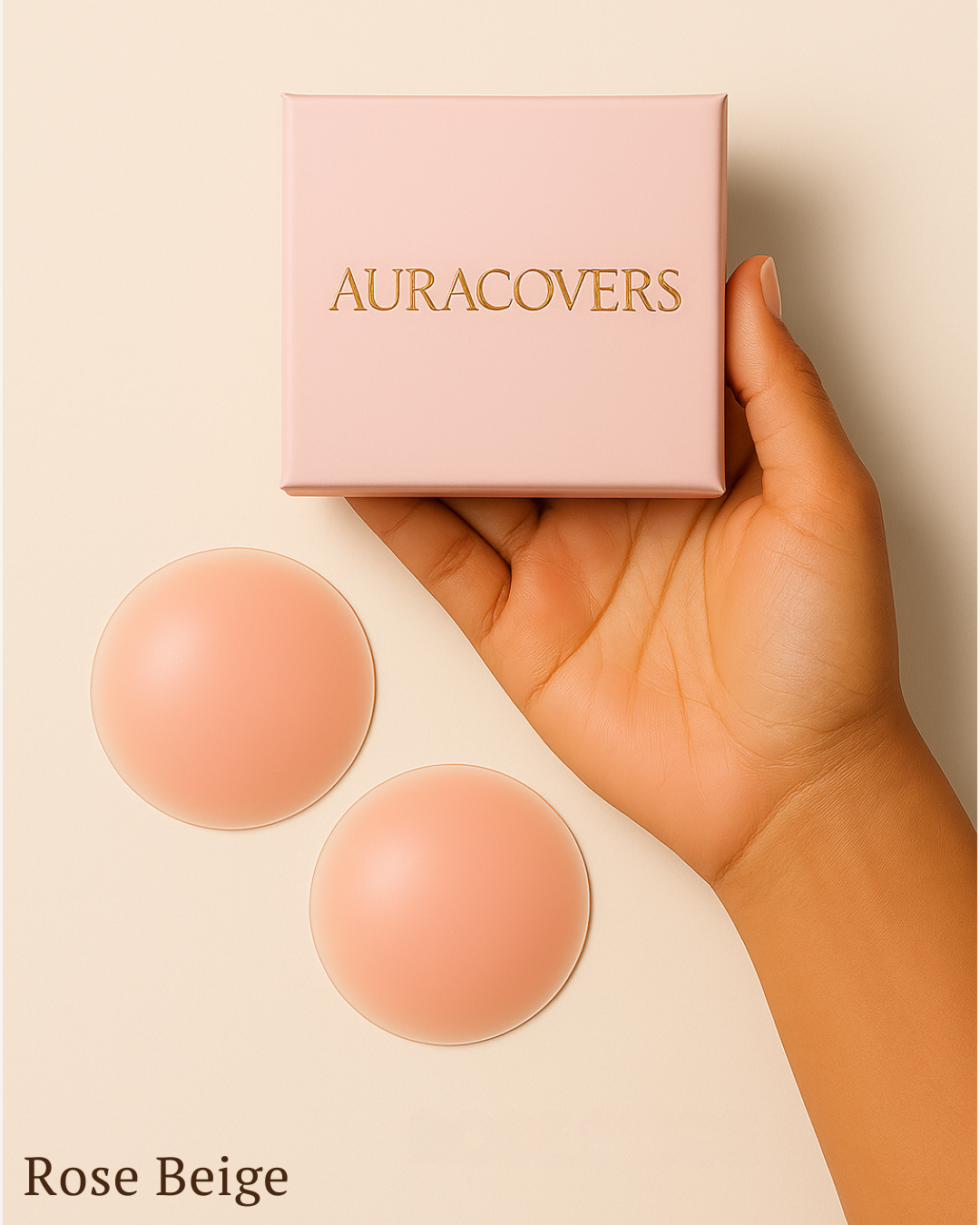 AuraCovers HaloGrips™ – Seamless Silicone Nipple Covers | 30× Reusable