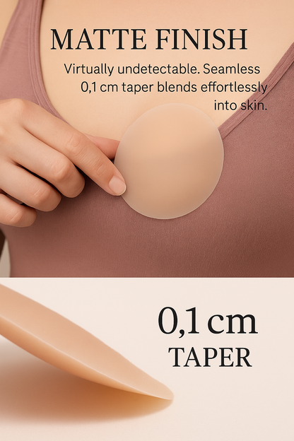 AuraCovers HaloGrips™ – Seamless Silicone Nipple Covers | 30× Reusable