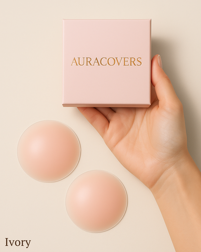 AuraCovers HaloGrips™ – Seamless Silicone Nipple Covers | 30× Reusable