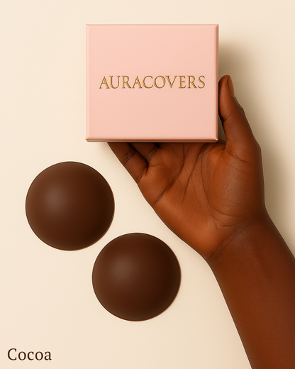 AuraCovers HaloGrips™ – Seamless Silicone Nipple Covers | 30× Reusable