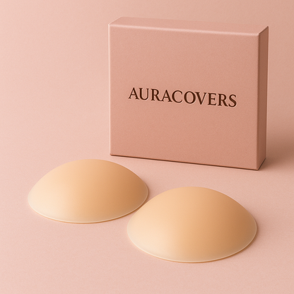 AuraCovers HaloGrips™ – Seamless Silicone Nipple Covers | 30× Reusable